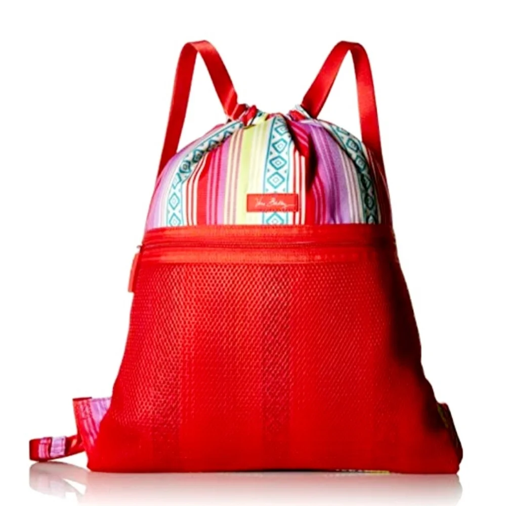 Vera Bradley Lighten Up Backsack - Serape  Paradise - Picture 2 of 7